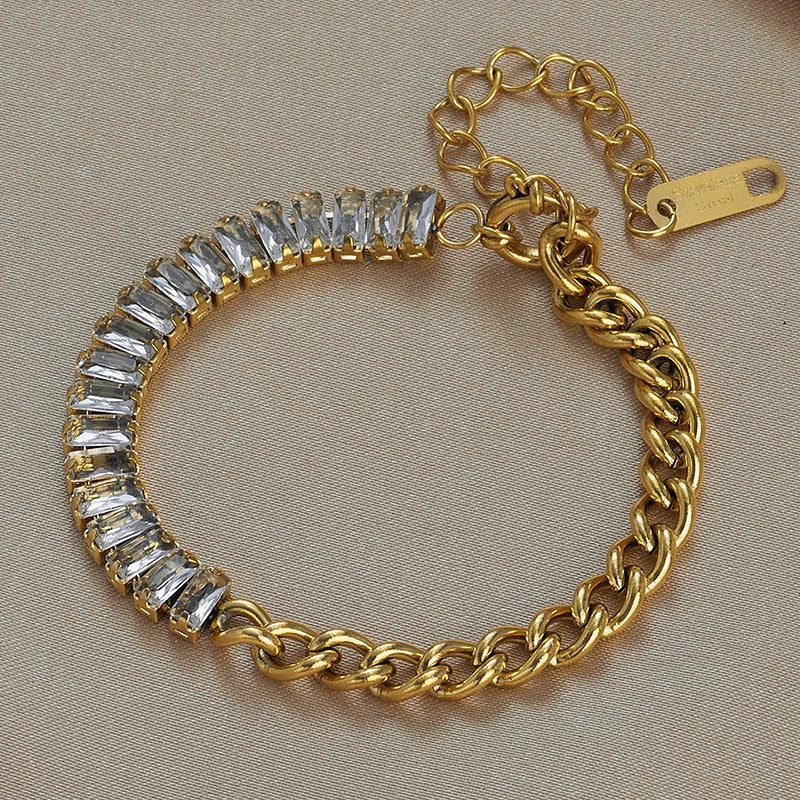 Bracelete charme, feito de aço inoxidável 316|FDalza.Store - F.dalza