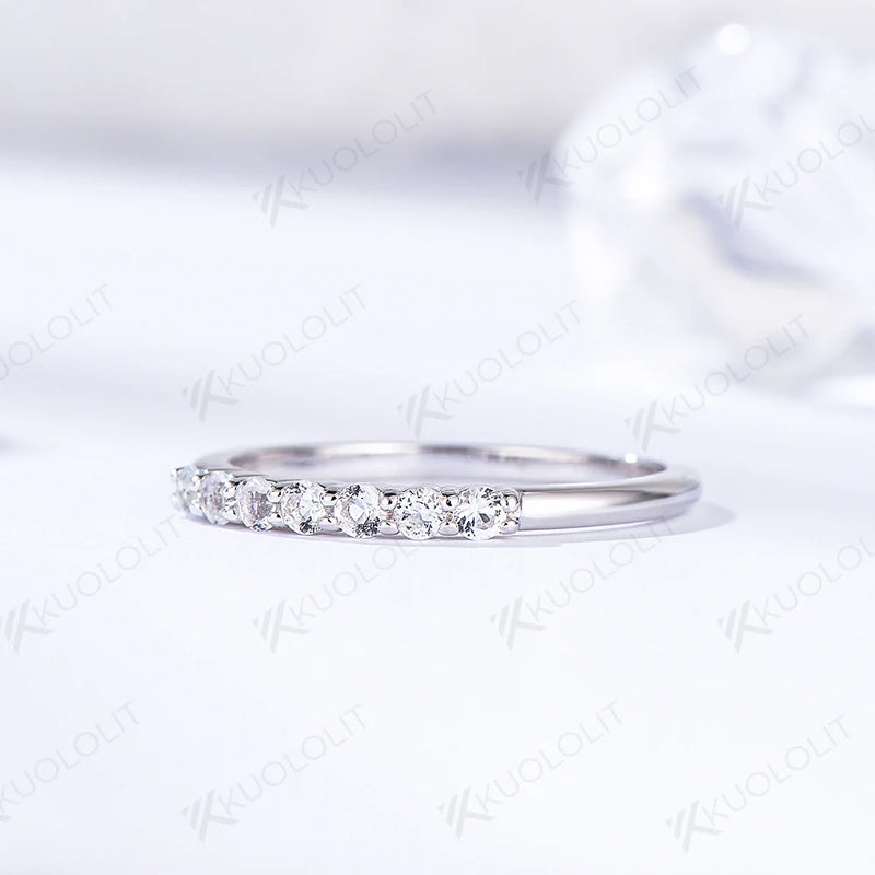 Anel 100% Real Moissanite prata esterlina 925 - F.dalza