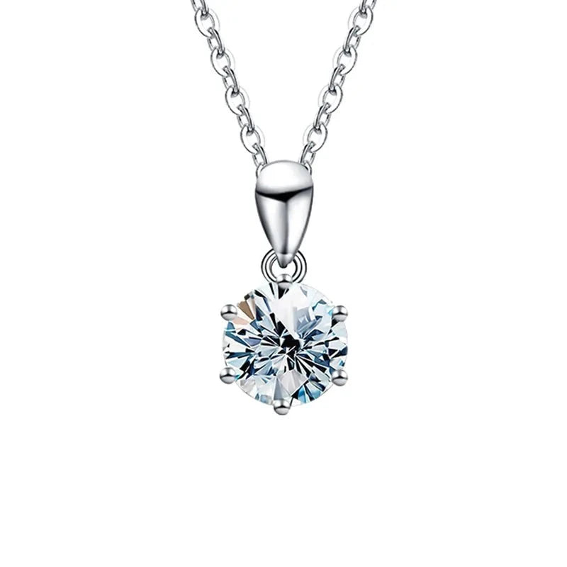 Colar diamante real moissanita women GRA 1CT-3CT| FDalza.Store - F.dalza